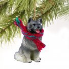DTX32 Keeshond Christmas Ornament