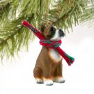 DTX33A Boxer Christmas Ornament
