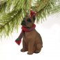 DTX33B Boxer, Tawny Christmas Ornament