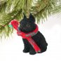 DTX46B Brussels Griffon, Black Christmas Ornament
