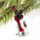 DTX50A Fox Terrier, Brown & White Christmas Ornament