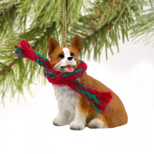 DTX51A Welsh Corgi, Pembroke Christmas Ornament