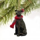 DTX54C Greyhound, Brindle Christmas Ornament