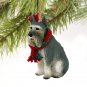 DTX58A Schnauzer, Giant, Gray Christmas Ornament
