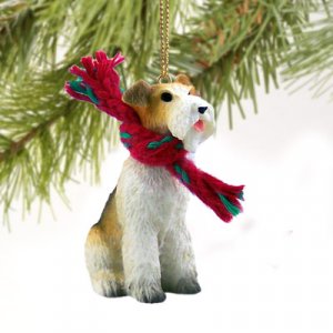 DTX59 Wire Haired Fox Terrier Christmas Ornament