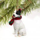 DTX65A Pit Bull Terrier, White Christmas Ornament