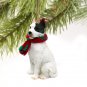DTX65A Pit Bull Terrier, White Christmas Ornament