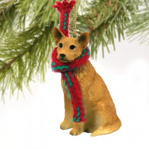 DTX87A Australian Cattle Dog Red Christmas Ornament