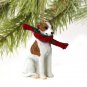 DTX92B Whippet, Brindle & White Christmas Ornament