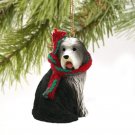 DTX95 Bearded Collie Christmas Ornament