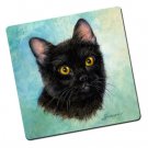 EDC49 Tabby Black Coasters - 4 pack