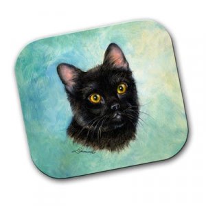 EDMP49 Tabby Black Mouse Pad