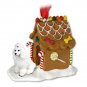 GBHD01A Poodle, White Ginger Bread House