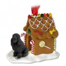 GBHD01D Poodle, Black Ginger Bread House
