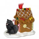 GBHD03B Pomeranian, Black  Ginger Bread House
