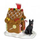 GBHD08D German Shepherd, Black Ginger Bread House