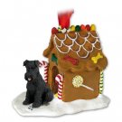 GBHD103A Schnauzer, Black, Uncropped Ginger Bread House