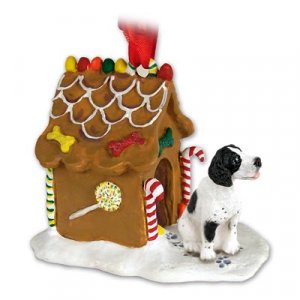 GBHD106B Pointer, Black & White Ginger Bread House