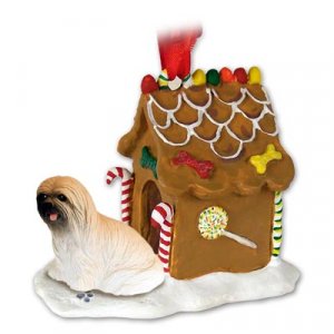 GBHD10B Lhasa Apso, Brown Ginger Bread House