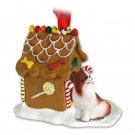 GBHD110B Japanese Chin, Brown & White Ginger Bread House