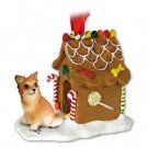 GBHD123 Chihuahua, Long Haired Ginger Bread House
