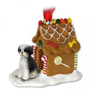GBHD128D Shih Tzu, Black & White, Sport cut Ginger Bread House