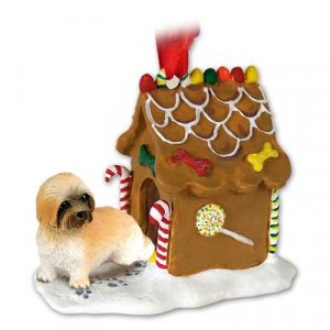 GBHD129B Lhasa Apso, Brown, Sport cut Ginger Bread House