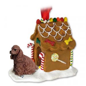 GBHD15A Cocker Spaniel, Brown Ginger Bread House