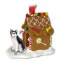 GBHD17A Husky, Black & White, Blue Eyes Ginger Bread House