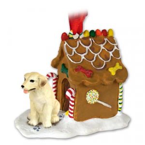 GBHD24B Labrador Retriever, Yellow Ginger Bread House