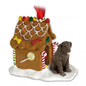 GBHD24C Labrador Retriever, Chocolate Ginger Bread House