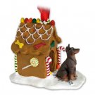 GBHD25B Doberman, Red Ginger Bread House