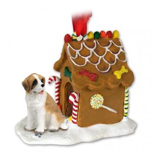 GBHD31 Saint Bernard, Rough Coat Ginger Bread House
