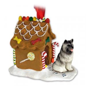 GBHD32 Keeshond Ginger Bread House