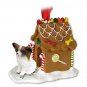 GBHD47A Papillon, Brown & White Ginger Bread House