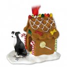 GBHD54A Greyhound, Black & White Ginger Bread House