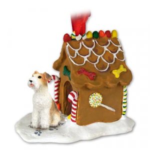 GBHD59 Wire Haired Fox Terrier Ginger Bread House