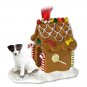 GBHD63A Jack Russell Terrier, Brown & White, Rough Coat Ginger Bread House
