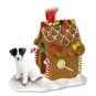 GBHD63B Jack Russell Terrier, Black & White, Rough Coat Ginger Bread House