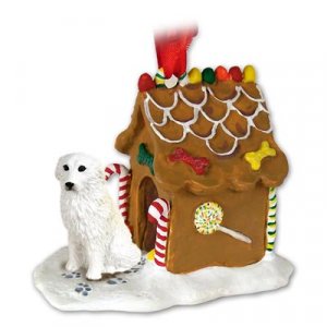 GBHD75 Great Pyrenees Ginger Bread House
