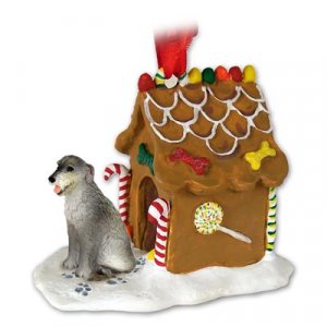 GBHD76 Irish Wolfhound Ginger Bread House