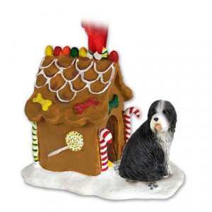 GBHD95 Bearded Collie Ginger Bread House