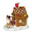 GBHD99A Australian Shepherd Brown Ginger Bread House