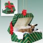 GGBA44 Guernsey Cow Green Gift Box Ornament