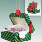 GGBA47 Pig, Pink Green Gift Box Ornament