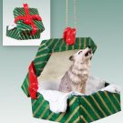GGBA61B Wolf, Gray Green Gift Box Ornament