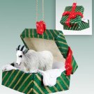 GGBA63 Mountain Goat Green Gift Box Ornament