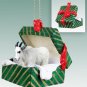 GGBA63 Mountain Goat Green Gift Box Ornament