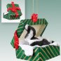 GGBA65 Skunk Green Gift Box Ornament