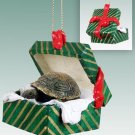 GGBA69 Turtle Green Gift Box Ornament